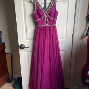 Sherri Hill Purple Evening Gown
